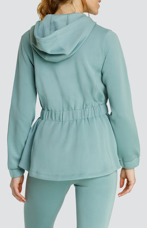 Robyn Hooded Jacket - Sage