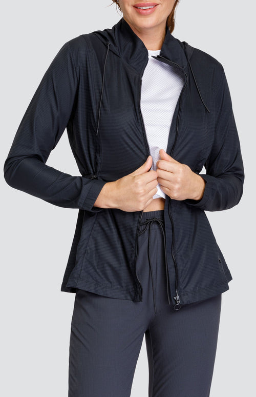 Nola Water Resistant Jacket - Onyx Black