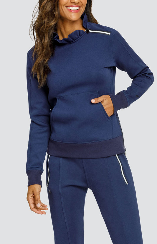 Condoleezza Navy Blue Pullover