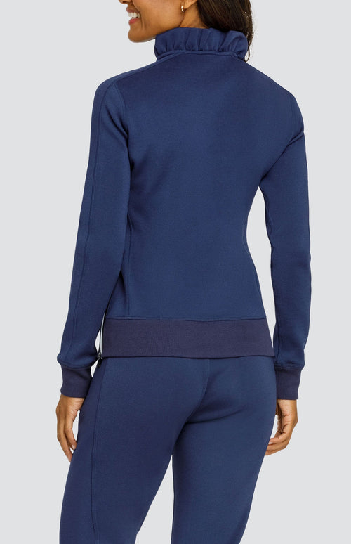 Condoleezza Navy Blue Pullover