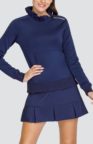 Condoleezza Navy Blue Pullover