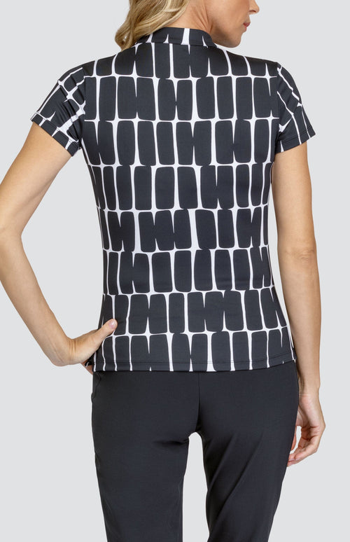 Atha Top - Checkered Geo