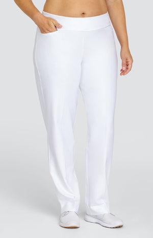 Mulligan 28" Ankle Pant - Chalk White