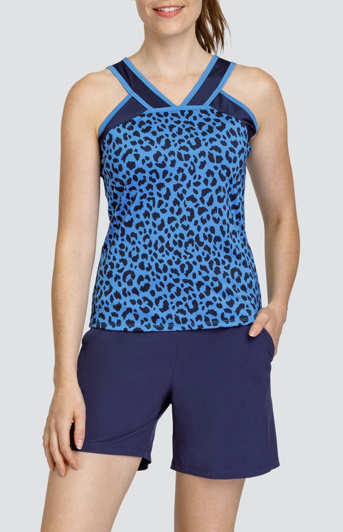 Giza Tank - Ditsy Leopard