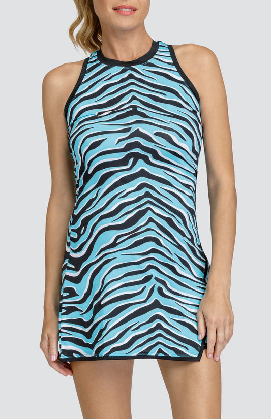 Mellie 33" Dress - Mountain Zebra