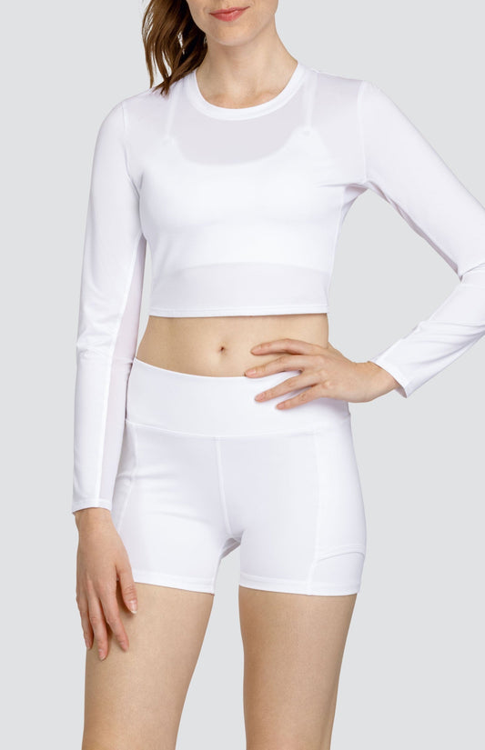 Saya Crop Top - Chalk White