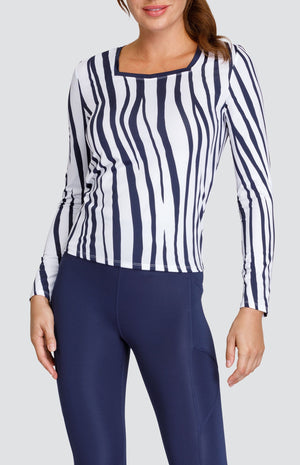 Greenwich Top - Zebra Stripes