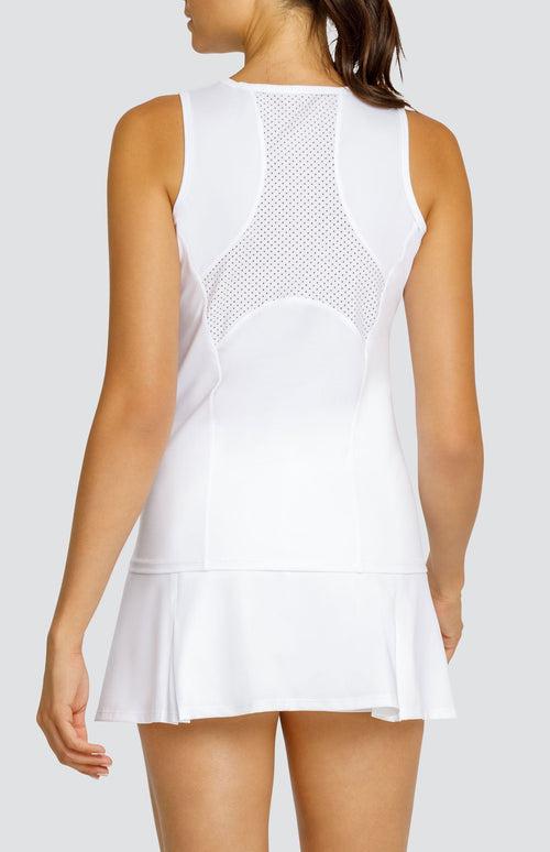 Eudora Tank - Chalk White