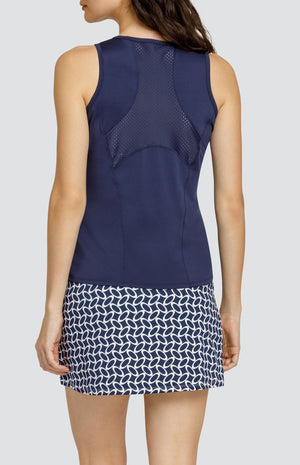 Eudora Tank - Navy Blue