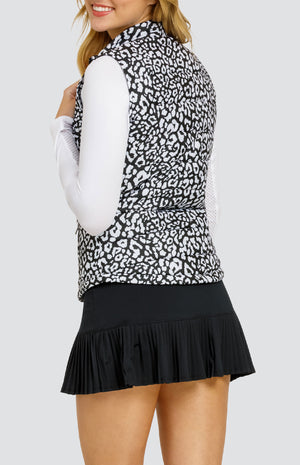 Harlow Vest - Onyx Leopard