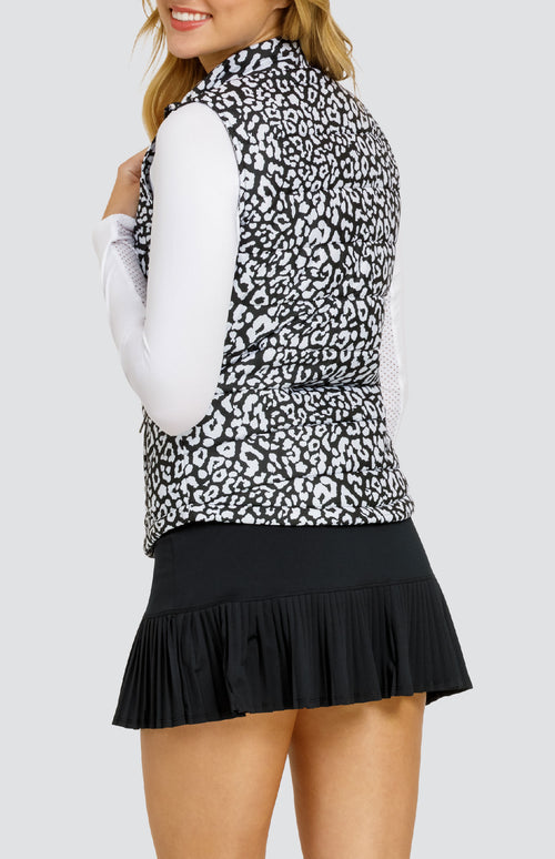 Harlow Vest - Onyx Leopard