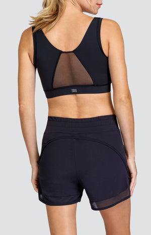 Laurent Sports Bra - Onyx Black - FINAL SALE