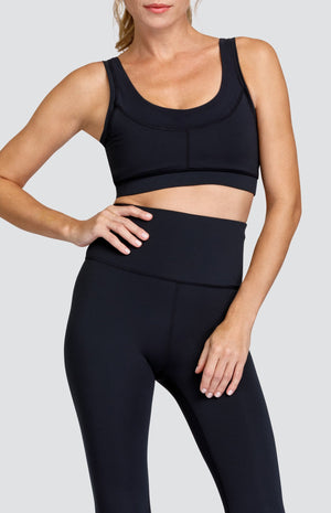 Laurent Sports Bra - Onyx Black - FINAL SALE