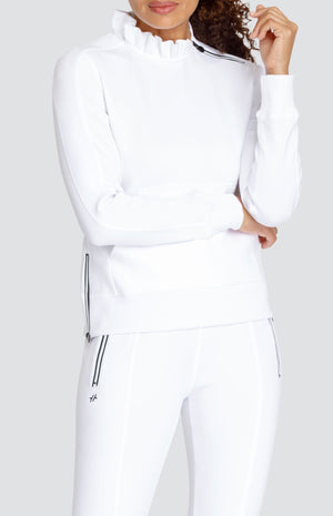 Condoleezza Chalk White Pullover