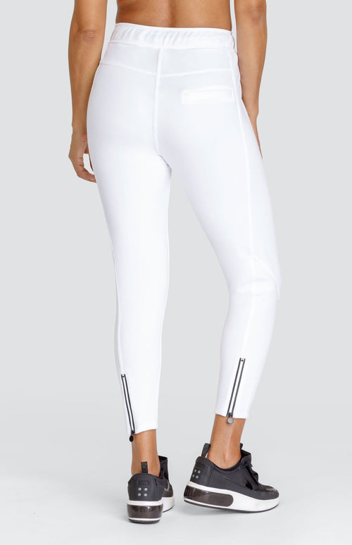 Eleanor Chalk White Jogger