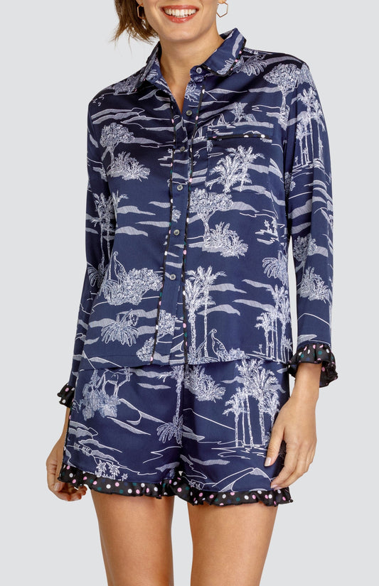 Hepburn Top - Oasis Toile - FINAL SALE