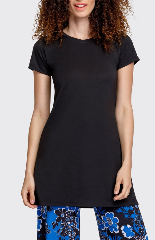 Vadim 33" Tunic Dress - Noir - FINAL SALE