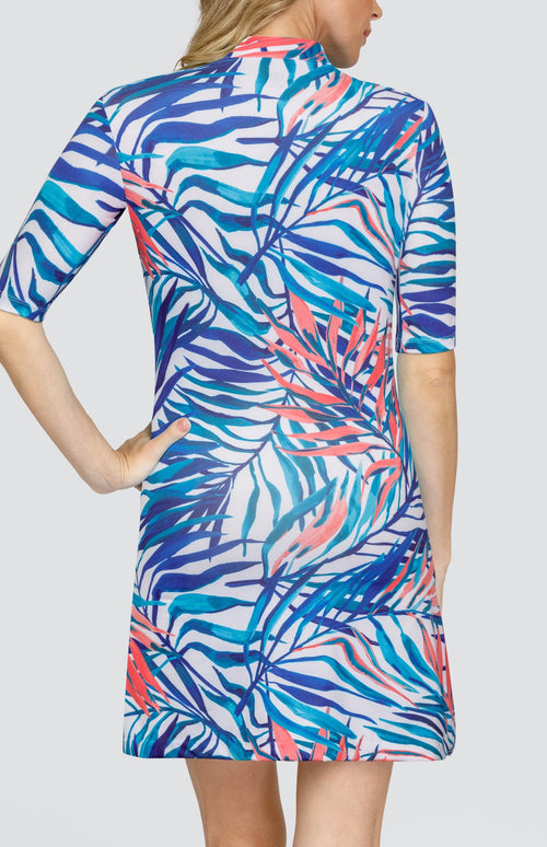 Halston 36.5" Dress - Mykonos Fronds