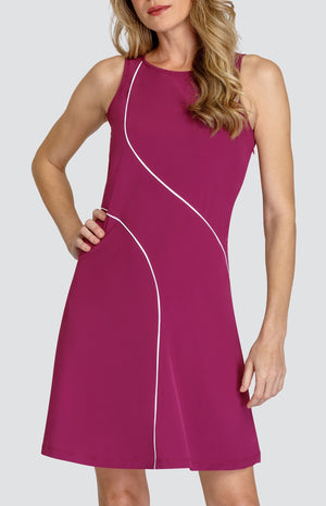 Ely 35" Dress - Bordeaux - FINAL SALE