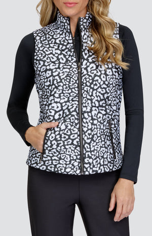 Harlow Vest - Onyx Leopard