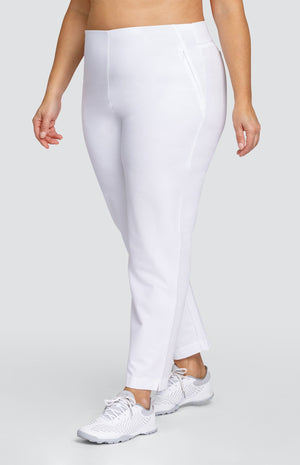 Allure 28" Ankle Pant - Chalk White