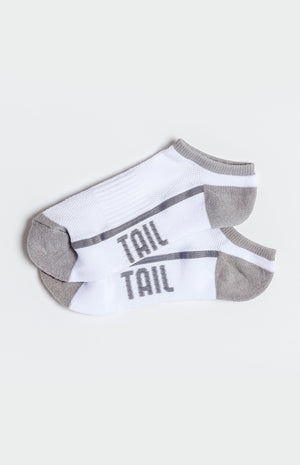 Perfect No-Show Socks - Chalk/Silver