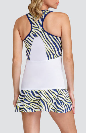 Diamond Tank - Lemon Zebra - FINAL SALE