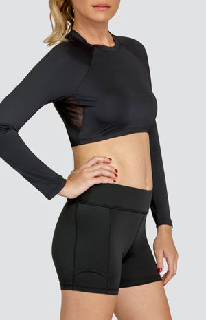 Sasha Layering Top - Onyx Black