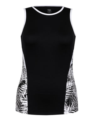 Adelina Tank - Tropical Print Dark - FINAL SALE