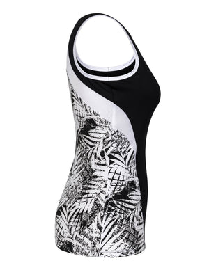 Adelina Tank - Tropical Print Dark - FINAL SALE