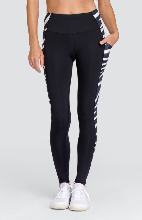 Abel 27" Leggings - Wild Zebra