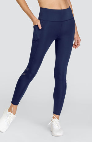 Leon 24" Leggings - Navy Blue