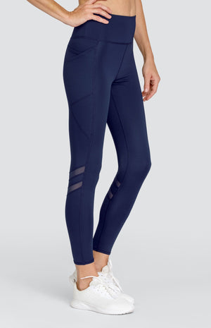 Leon 24" Leggings - Navy Blue